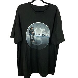 Tultex Garth Brooks 2014-2016 World Tour Concert T-Shirt XXL Black